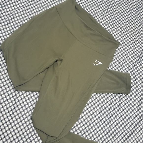 Khaki Training Leggings - Picture 1 of 6